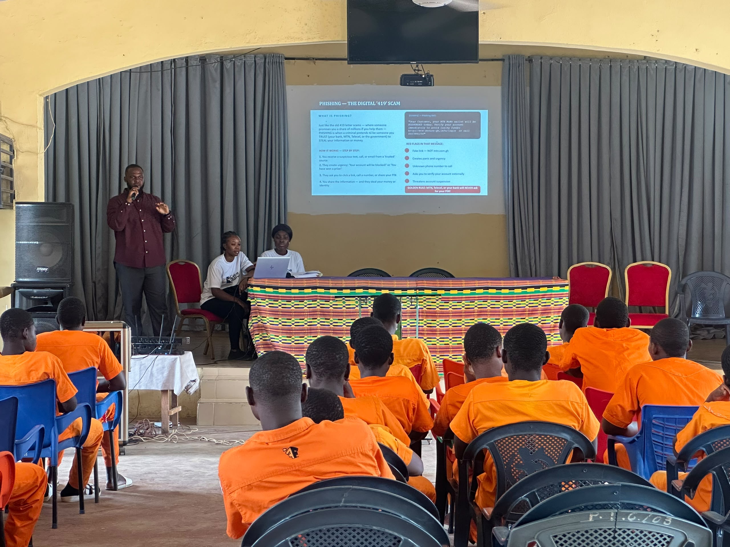 CYBERSECURITY AWARENESS WORKSHOP AT THE SENIOR CORRECTIONAL CENTER