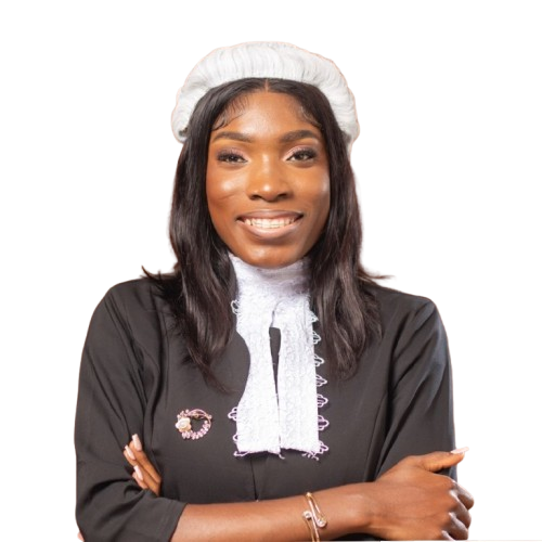 A picture of the founder of Reduce Recidivism, Tracy Frimpong, a young lawyer with a mission to reduce re-offending