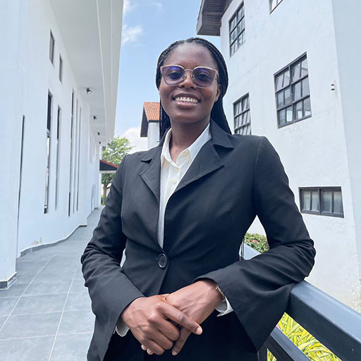 A picture of Everloving Owusuaa Apenteng , a facilitator at Reduce Recidivism